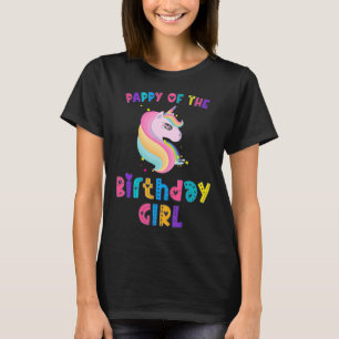 Camiseta Papía del Chica de la Princesa de Cumpleaños Dabbi