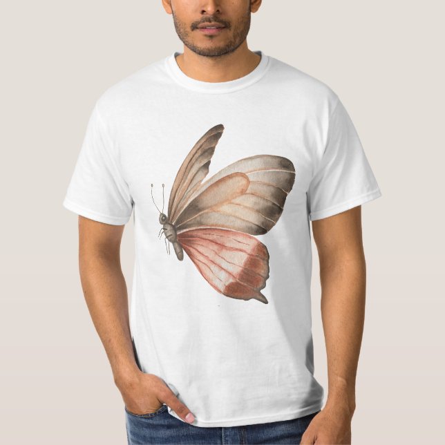 Camiseta Papillon Aérien - Beauté Naturelle et Aquarelle  (Anverso)