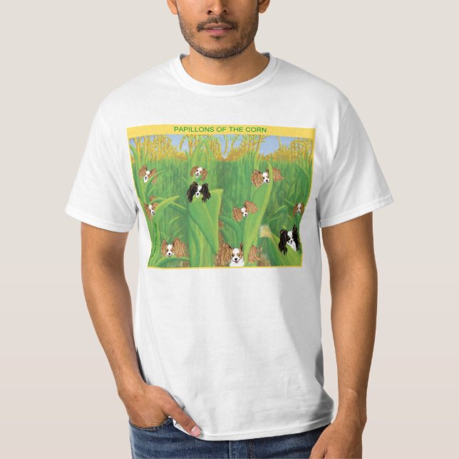 Camiseta Papillon del maíz (blanco) (Anverso)
