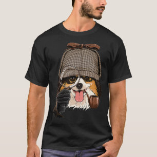 Camiseta Papillon Detective Papillon Dog Lover