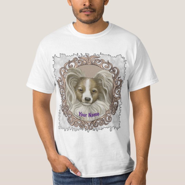 Camiseta Papillon Dog (Anverso)