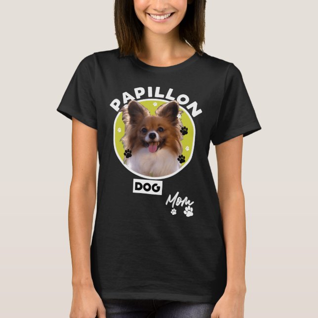 Camiseta Papillon Dog Mom 81 (Anverso)