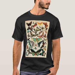 Camiseta Papillon I Vintage Charlas Francesas De Mariposa D