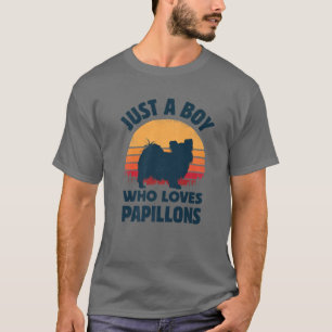 Camiseta Papillon Sólo Un Niño Que Ama El Juguete Continent