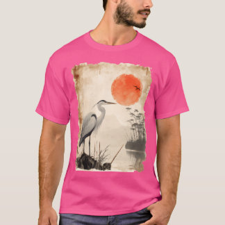 Camiseta Papiro de vida salvaje para la silueta de las aves
