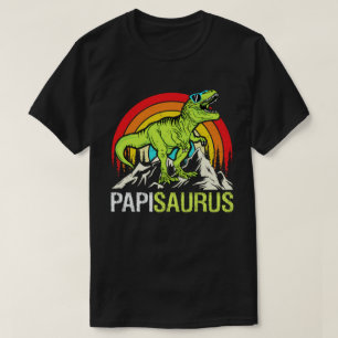 Camiseta Papisaurio Dinosaurio Abuelo Saurio Día del Padre