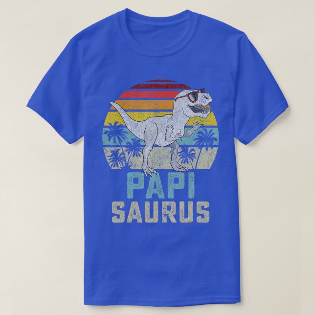Camiseta Papisaurus T Rex Dinosaur Papi Saurus (Diseño del anverso)