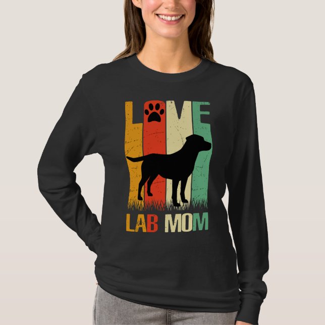 Camiseta Papla Cuta Imprimir Labrador Recuperador De Labora (Anverso)