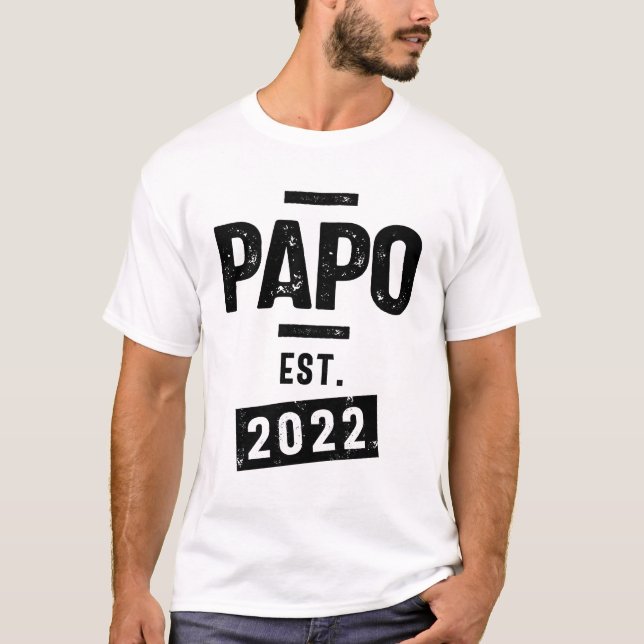 Camiseta Papo Est. 2022 | Día del padre y el abuelo (Anverso)