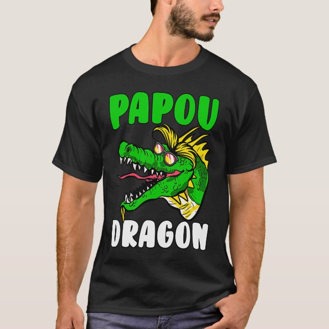 Camiseta Papou Dragon  Father's Day (Anverso)