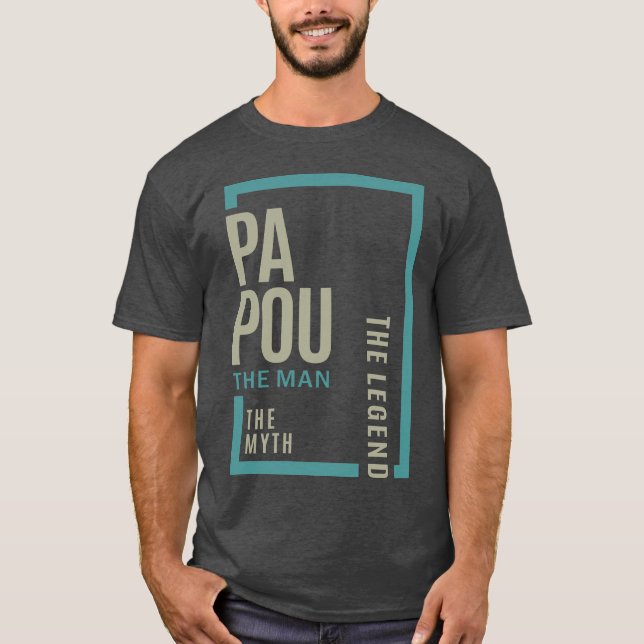 Camiseta Papou El Mito (Anverso)