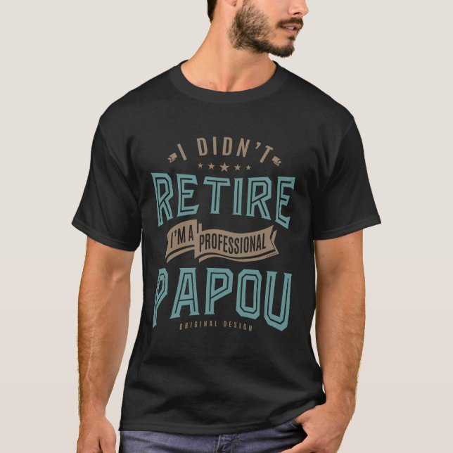 Camiseta Papou profesional (Anverso)