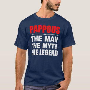 Camiseta Pappous el hombre el mito la leyenda
