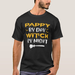 Camiseta Pappy By Day Witch By Night Halloween Costume
