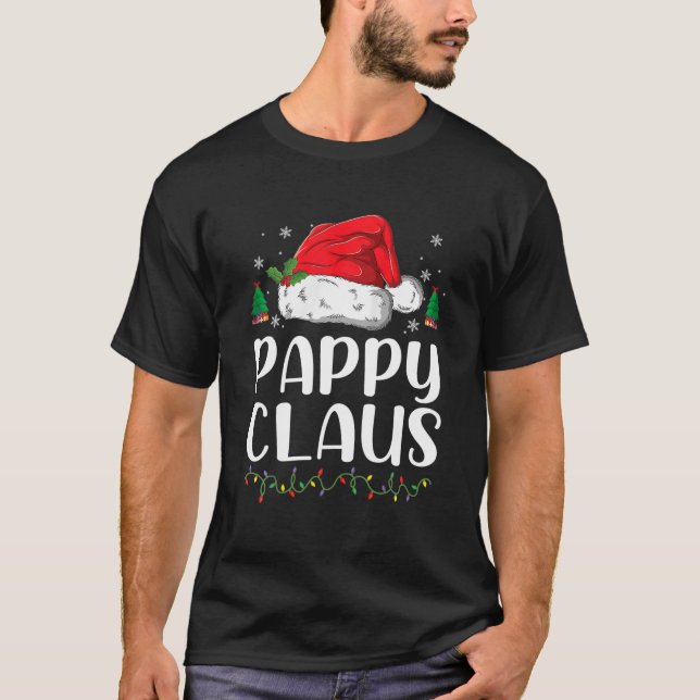 Camiseta Pappy Claus Navidades Pajama Familia Matando Navid (Anverso)