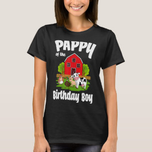 Camiseta Pappy De La Granja De Nacimiento Animal Bday Fiest