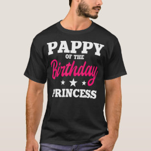 Camiseta Pappy De La Princesa De Cumpleaños Fiesta Bday Cel
