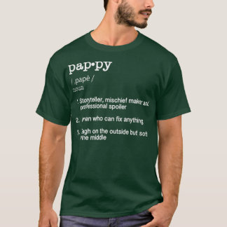 Camiseta Pappy Definition T Funny the Day Gift Tee