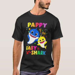 Camiseta Pappy Del Cumpleaños De La Madre Del Tiburón Que C