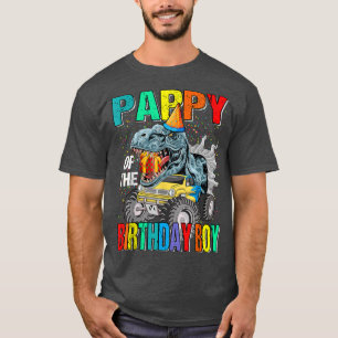 Camiseta Pappy Del Monstruo Del Nacimiento Camión Dinosauri