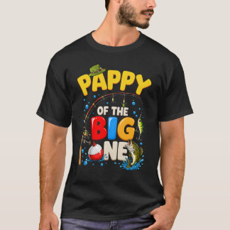 Camiseta Pappy del Pescador del Gran Cumpleaños Familiar