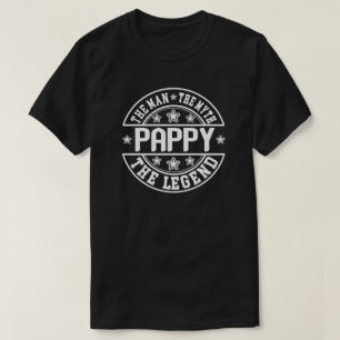 Camiseta Pappy el hombre el mito el día del padre de la ley