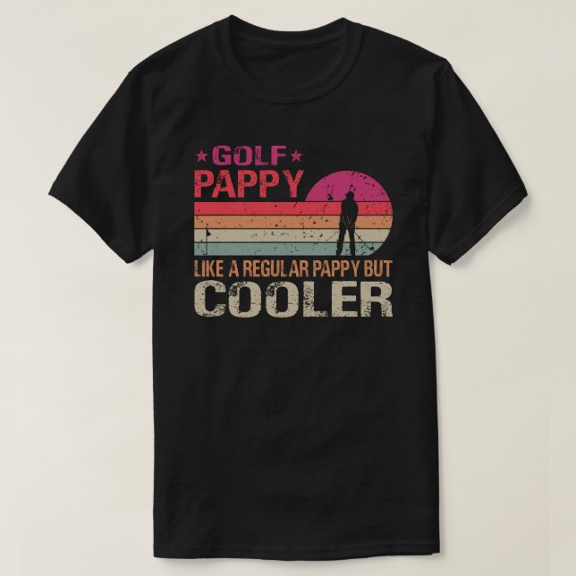 Camiseta Pappy Golf Como Un Golfista Normal Pero Frío (Diseño del anverso)