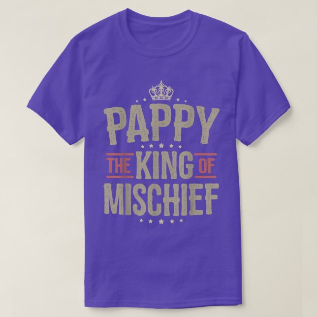 Camiseta Pappy King de travesuras para hombres padres diver (Diseño del anverso)