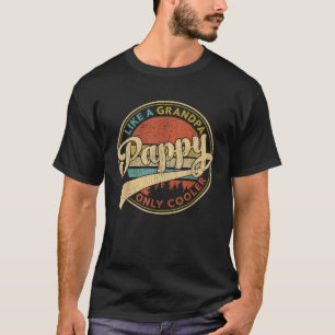 Camiseta Pappy Like A Grandpa Only Retro Vintage Frío