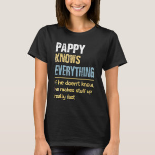 Camiseta Pappy lo sabe todo - Abuelo