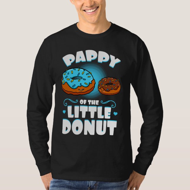 Camiseta Pappy Of The Little Donut Gender Reveal Announceme (Anverso)