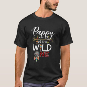 Camiseta Pappy Of The Wild One Gracioso Primer Cumpleaños E