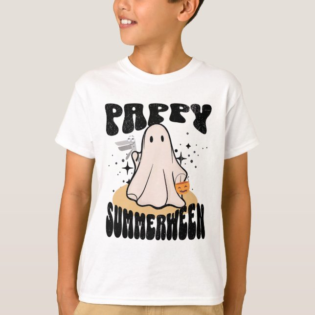 Camiseta Pappy Summerween La Enfermera De Halloween Fantasm (Anverso)