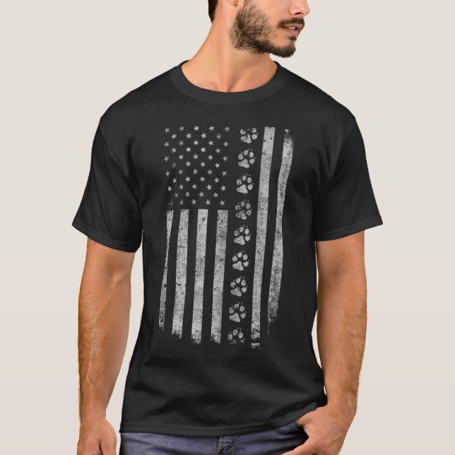 Camiseta Papúa de perro imprime la angustiada policía norte (Anverso)
