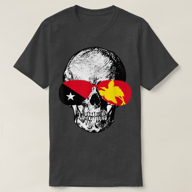 Camiseta Papua New Guinea Papuan Flag 55 (Diseño del anverso)