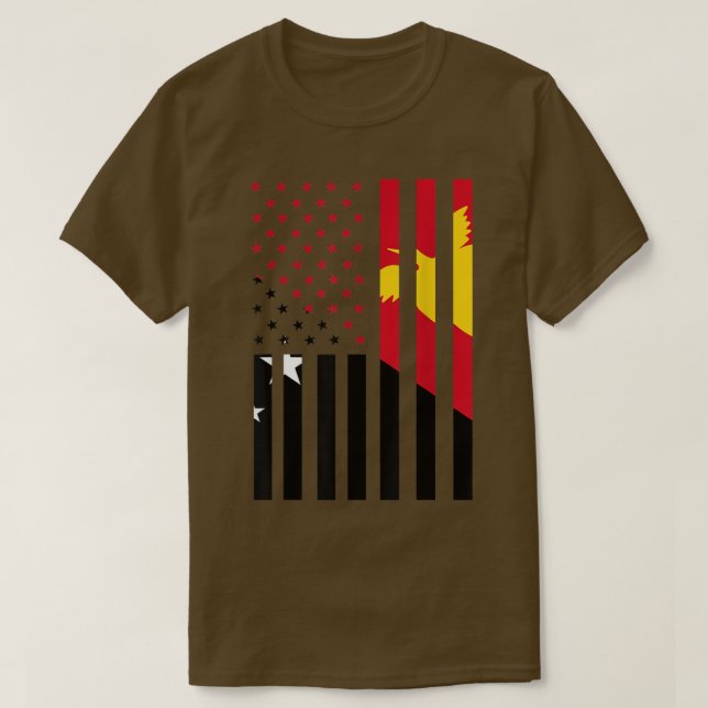Camiseta Papua New Guinea Papuan Flag 58 (Diseño del anverso)