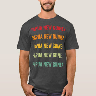 Camiseta Papúa Nueva Guinea: Diseño de Tet Arcoiris en Papú