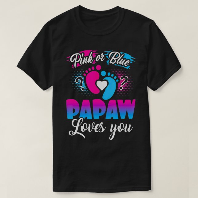 Camiseta Papúa Rosa O Azul Te Ama A Tu Bebé (Diseño del anverso)