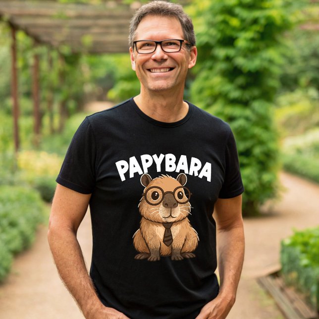 Camiseta Papybara Funny Capybara Dad (Subido por el creador)