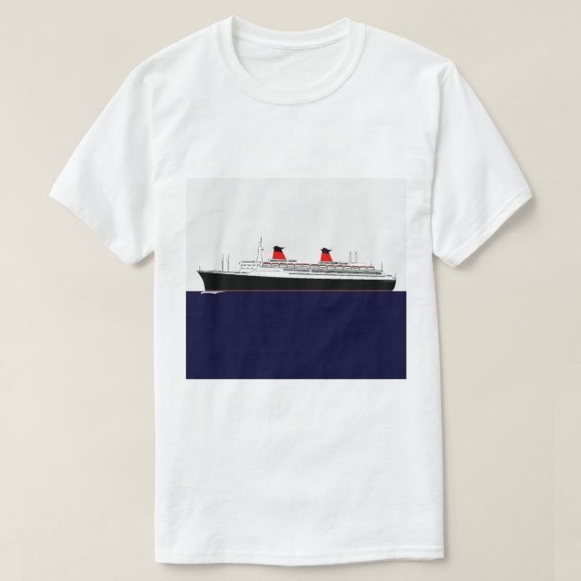 Camiseta Paquebot France (Diseño del anverso)
