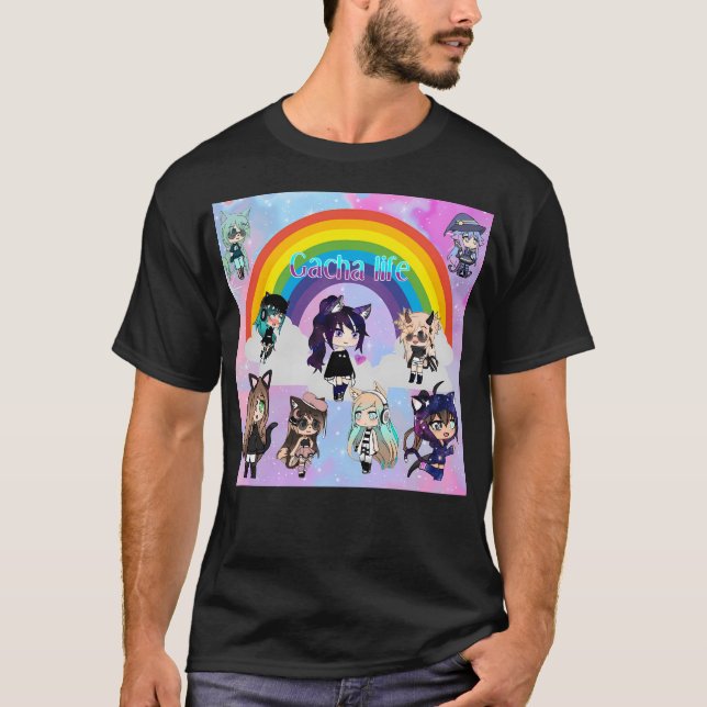 Camiseta Paquete de Anime de Vida de Gacha (Anverso)