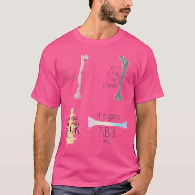 Camiseta Paquete de chistes de anatomía (Anverso)
