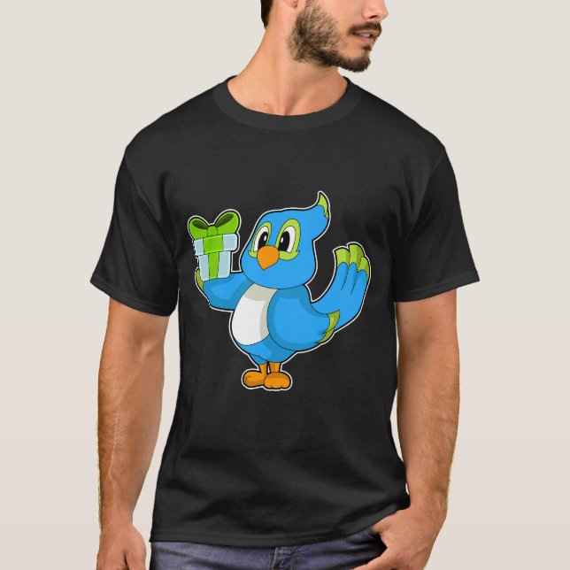 Camiseta Paquete de cumpleaños de loros (Anverso)