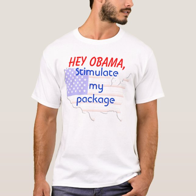 CAMISETA PAQUETE DE ESTÍMULO DE OBAMA (Anverso)