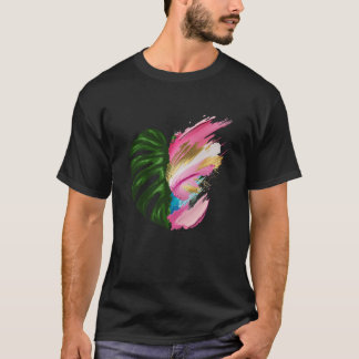 Camiseta paquete de hojas de colección en tonos pastel