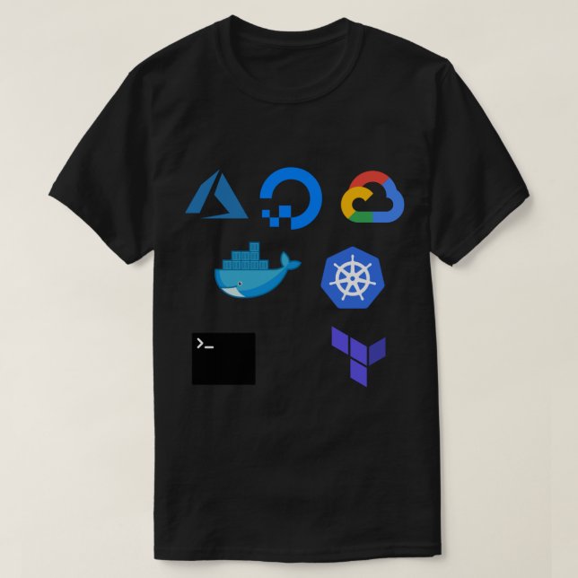 Camiseta Paquete de logotipos DevOps 2 Pegatina (Diseño del anverso)