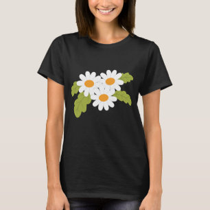 Camiseta Paquete de margarita blanca