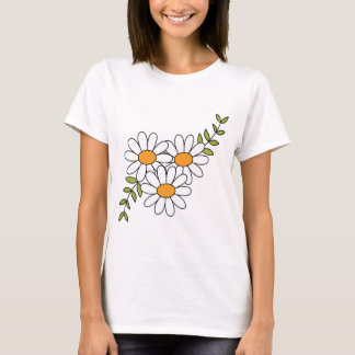 Camiseta Paquete de margarita blanca