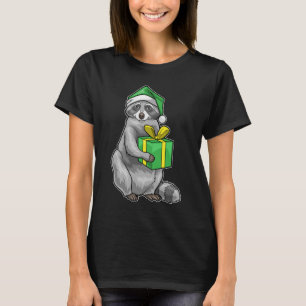 Camiseta Paquete de Navidad de Mapache