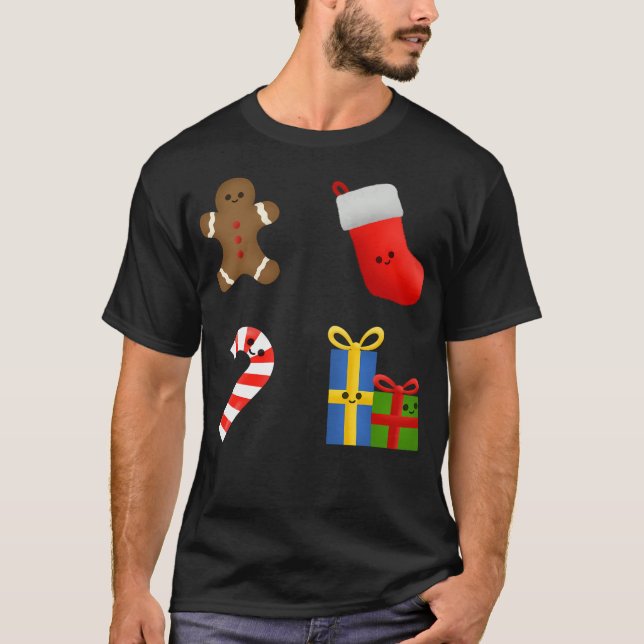 Camiseta Paquete de Navidades felices 1 (Anverso)